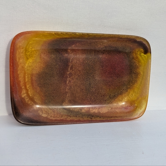 Handmade Tray Colorful Cute Gift Epoxy Resin Soap Dish Rolling 420 - Picture 9 of 14